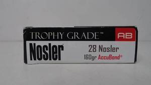 28 Nosler - 160 gr - Nosler - 20 Count