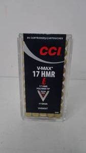 17 HMR - 17gr -CCI - 50 Rounds