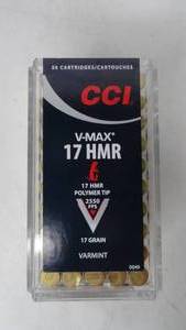 17 HMR - 17gr -CCI - 50 Rounds