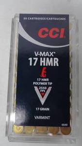 17 HMR - 17gr -CCI - 50 Rounds