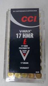 17 HMR - 17gr -CCI - 50 Rounds