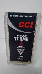 17 HMR - 17gr -CCI - 50 Rounds