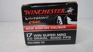 17 Win Super Mag - 20 gr - Winchester - 50 Rounds