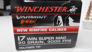 17 Win Super Mag - 20 gr - Winchester - 50 Rounds