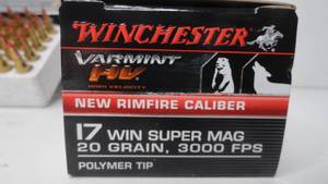 17 Win Super Mag - 20 gr - Winchester - 50 Rounds