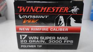 17 Win Super Mag - 20 gr - Winchester - 50 Rounds