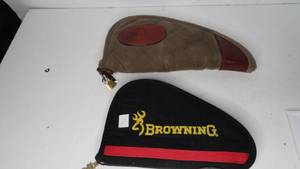 2 Browning Pistal Zipper Cases