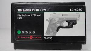 Sig Sauer P238-P938 Green Laser Crimson CRC Trace