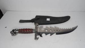 Knife & Sheath , Frost Cutlery  20 12 Overall 13 Blade