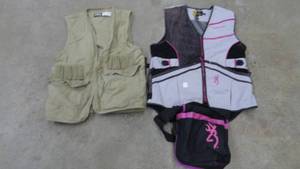 Shell vest - Browning Shot gun Shell bag - Browning shooting vest XL Ladies