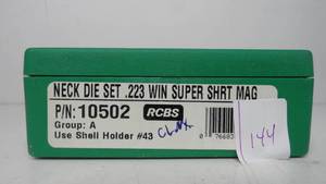 RCBS Neck Die Set .223 Win Supr Short Mag #10502