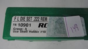 RCBS Fl Die Set .222 Rem #10901