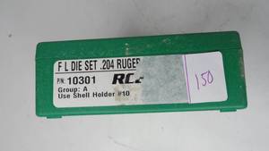RCBS Fl Die Set ..204 Ruger #10301
