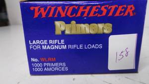 Winchester Primers Large Rifle #WLRM - 1000 Primers