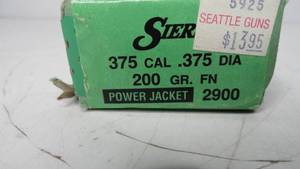 Bullets .375 - 200gr -50 Count