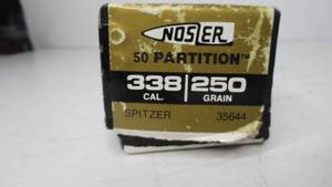 Bullets .338 cal -250 gr - Nosler #35644 - 50 count