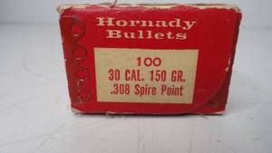 Bullets 30 cal - 150 gr - Hornady #102722 78 Count