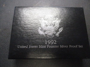 8. 1992 US Mint Premier Silver Proof Set