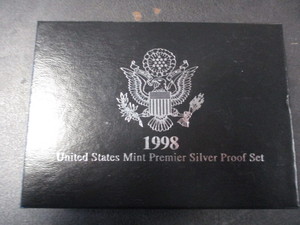 14. 1998 US Mint Premier Silver Proof Set