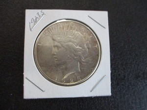 46. 1923-S Peace Silver Dollar - Nice Cartwheel Effect and Flash