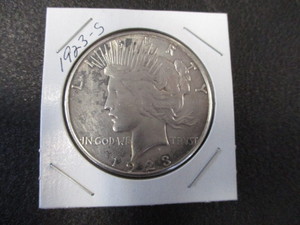48. 1923-S Peace Silver Dollar