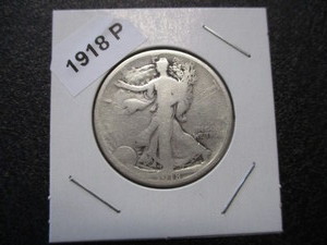 52. 1918-P (Philadelphia Mint) Walking Liberty Silver Half Dollar