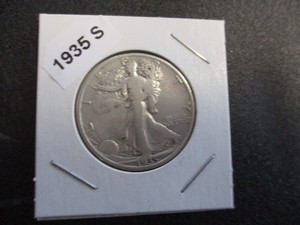 55. 1935-S (San Francisco Mint) Walking Liberty Silver Half Dollar