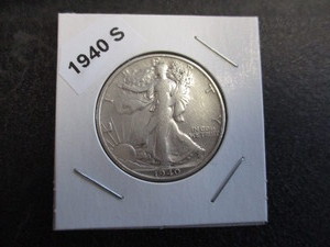57. 1940-S (San Francisco Mint) Walking Liberty Silver Half Dollar