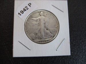 61. 1942-P (Philadelphia Mint) Walking Liberty Silver Half Dollar