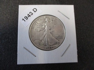 65. 1943-D (Denver Mint) Walking Liberty Silver Half Dollar