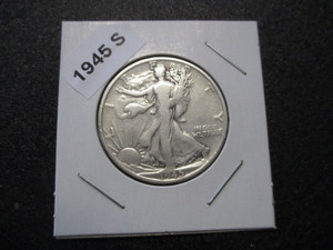 69. 1945-S (San Francisco Mint) Walking Liberty Silver Half Dollar