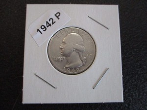76. 1942-P (Philadelphia Mint) Washington Silver Quarter
