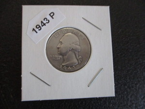77. 1943-P (Philadelphia Mint) Washington Silver Quarter