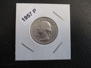 86. 1957-P (Philadelphia Mint) Washington Silver Quarter