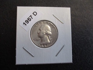 87. 1957-D (Denver Mint) Washington Silver Quarter
