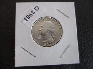 89. 1963-D  (Denver Mint) Washington Silver Quarter