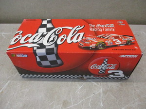 6. Action 124th Scale NASCAR Die Cast Car Collectable #3 Dale Earnhardt Coca-Cola 1998 Chevy Monte Carlo.