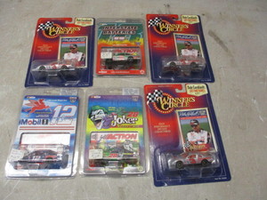 7. Winners Circle (3) and Action (3) Die Cast 164th Scale Cars #3 Dale Earnhardt, Jeremy Mayfield, Bobby Labonte, Kenny Irwin etc.