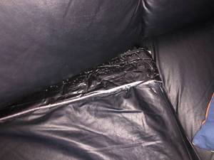 Couch and pillow