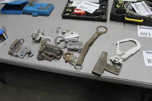 lot 893 image: Lot of (8) Safety Hooks