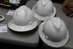 lot 887 image: Lot of (3) Non-Vented Hard Hats