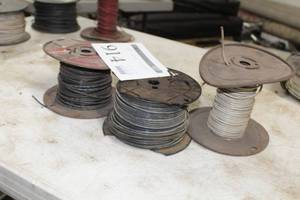 lot 914 image: Lot of (3) Spools of Insulated Wire (partial)