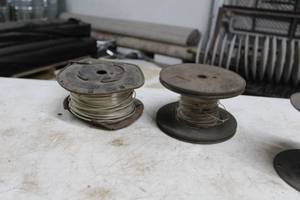 lot 917 image: Lot of (2) Spools of Insulated Wire (partial)