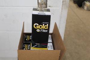 lot 928 image: Lot of ( 6 ) NAPA 3406 Gold Fuel Filters (New In Box )