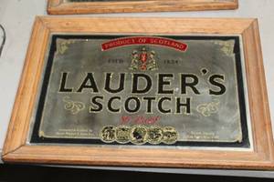 lot 564 image: Launders Scotch Framed Sign