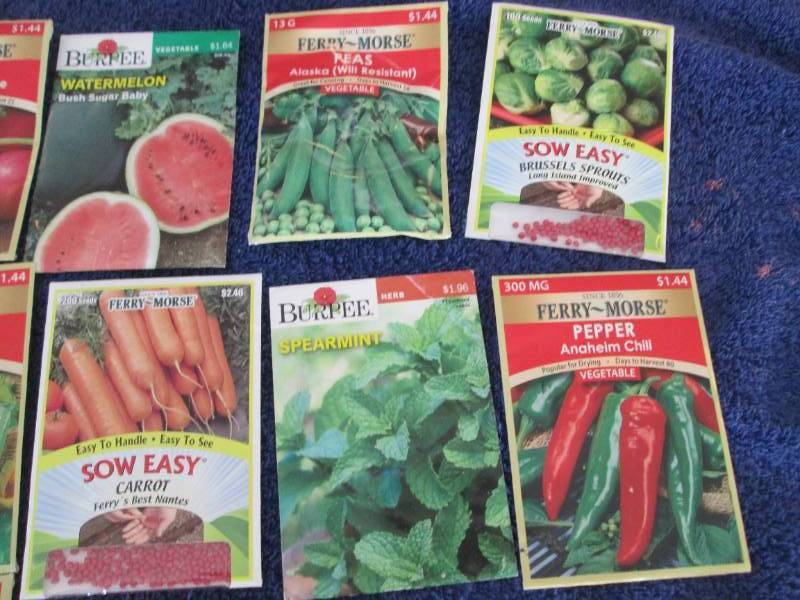 24 pks Assorted Ferry Morse Vegetab...