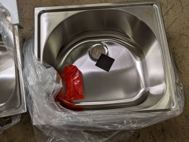 (2) Stainless Steel Sinks 24 X 21....