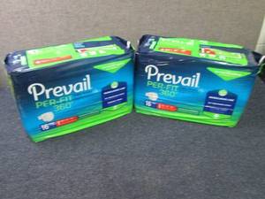 2- 16ct Prevail Per-Fit 360 Daily Briefs Retail $12.07pk