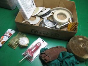 Lot of assorted Misc, carpet tape drywall corner and more
