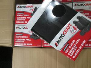 Lot of 6 Autocraft seat covers sets